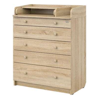 Комод пеленальный раскладной Атон Leo дуб сонома 01